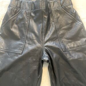 Spanx leather joggers XS